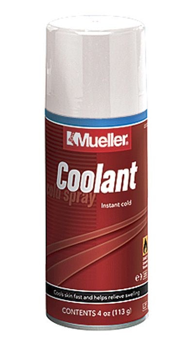 Coolant cold spray